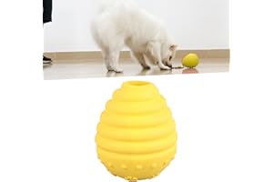 Dog Food Dispensing Puzzle Interactive Rubber Pet Treat Toy for Relieve Anxiety Grinding Teeth Increase Intelligence Exercise