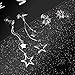 Star Tassel Earrings, Tassel Star Earring, Tassel Earrings with Star, Star Dangle Earrings Come with 1 Pair Star Stud Earrings, Star Earrings Set for Girls Women