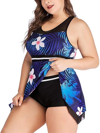 racerback plus size swimwear