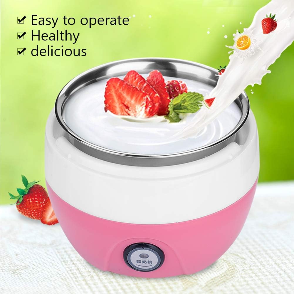 Household Yogurt Maker Machine, Yogurt Maker, for Kitchen Home(Pink): Kitchen & Dining