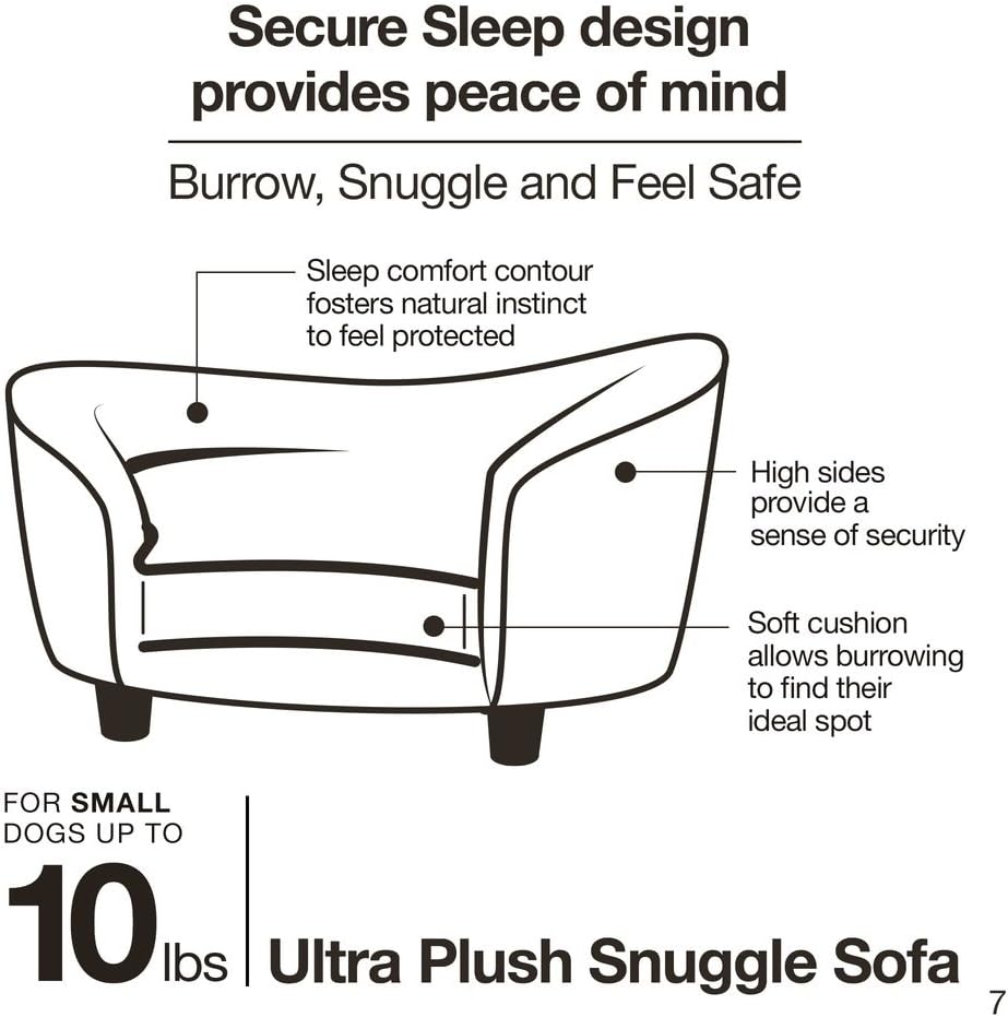 Enchanted Home Pet Ultra Plush Snuggle Pet Bed in Dark Grey : Pet Supplies