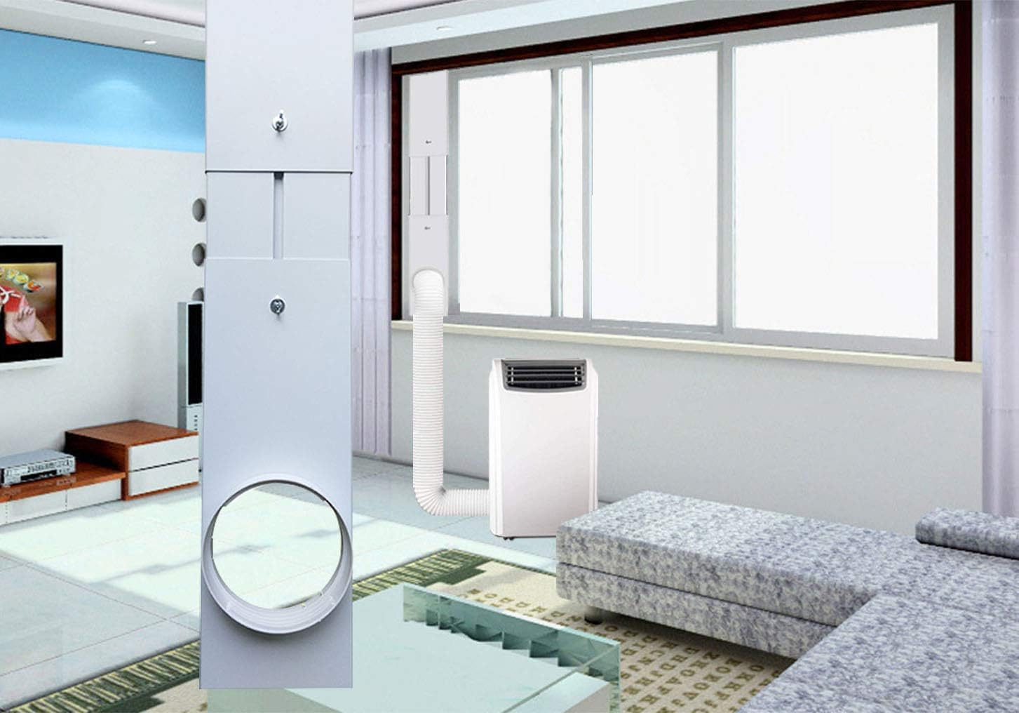 XINYITUO Portable Air Conditioner Window Vent Kit, Portable