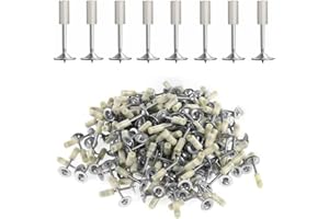 EXCECAR 200pcs 7.3mm Nails for Concrete, Wall Fastening Tool, Ceiling Cable Ducts Repair Tool, Home DIY Nail Gun Accessories