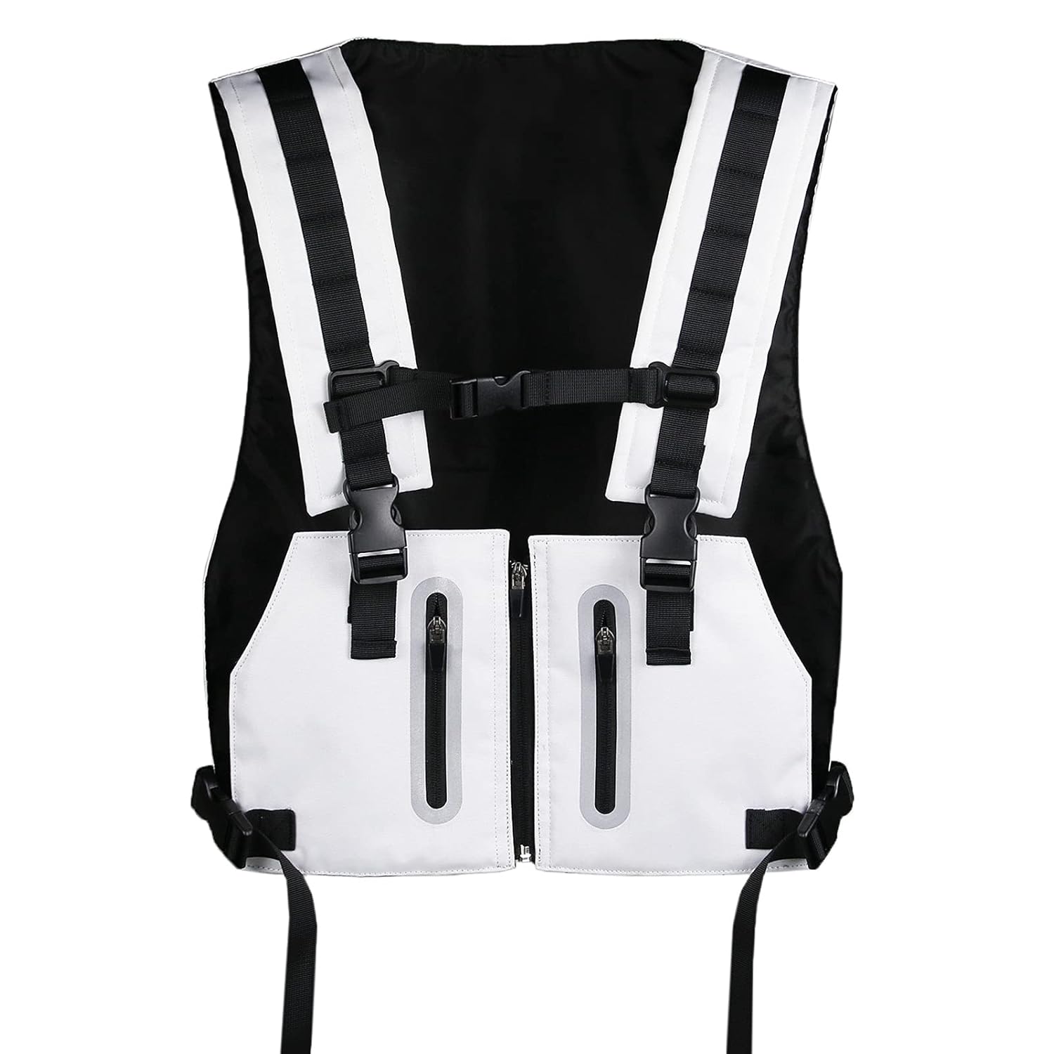 High Visibility Reflective Tactical Vest Hydration Backpack Waistcoat