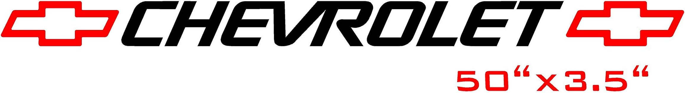 Chevrolet Double Bow Decal Chevy Window Sticker Bed Tailgate Silverado Graphics Chevrolet 1500 2500 HD 454 SS 350 SS Tahoe Windshield Banner