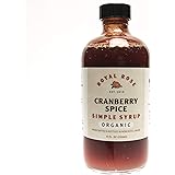 Royal Rose Organic Cranberry Spice Syrup, 8 oz