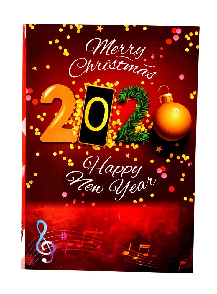 Time Trading Corporation Ttc Happy New Year 2020 Musical Sound Greeting Card For Friends Relatives Children Parents Wife Husband Employees Colleagues Style 3 Amazon In Home Kitchen