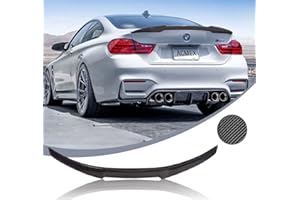 Acmex Rear Spoiler Wing Fits for 2007-2013 BMW E92 335i 335xi 335is 335i xDrive 328i 328xi & E92 M3 2 Door Coupe Highkick Trunk Spoiler Wing(Carbon Fiber)