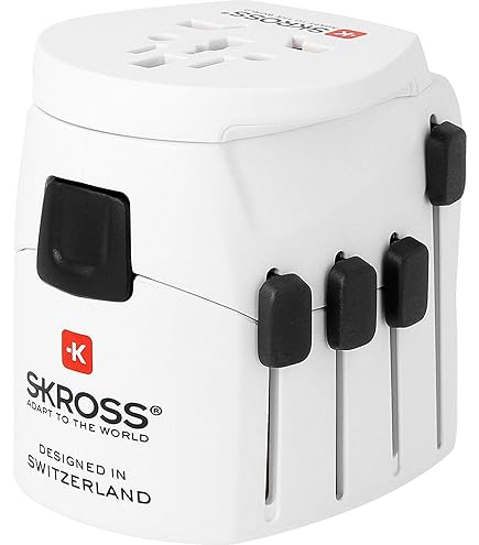 Amazon.com: Skross Pro World Travel Adapter, 3-Pole Travel Adaptor