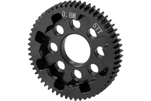 DROJACV Steel 57T Spur Gear 32P Gears for Arrma Granite, Senton 3s, Vorteks, 1/8 Typhon 3s, Big Rock 3s 1/10 RC Car Upgrade