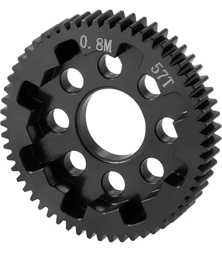 Metal Steel 57T 0.8Mod Slipper Set, HD 57T Slipper Embrayage Spur Gear Set pour Arrma 1/10 Granit pour Senton pour Vorteks pour Big Rock pour Typhon 1/8 RC Car Metal Steel 57T 0.8Mod Slipper Set, HD 57T Slipper Embrayage Spur Gear Set pour Arrma 1/10 Granit pour Senton pour Vorteks pour Big Rock pour Typhon 1/8 RC Car