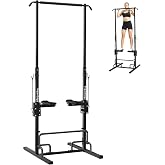 Assisted Pull‑Up Bar Free Standing,Home Gym Strength Training Equipment | 9-Height Adjustment Foot Assistance Platform, Beginners, Adults &amp; Youth, Back, Arm Upper‑Body Workout, 330LBS Capacity