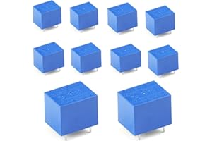 Szliyands JQC3F T73 DC 12V Coil 5 Pins Mini SPST Power Relay PCB Type 10PCS