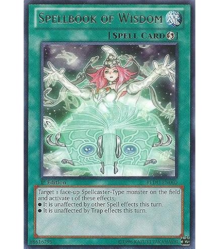 Amazon.com: Yu-Gi-Oh! - Spellbook of Wisdom (REDU-EN060) - Return of The  Duelist - 1st Edition
