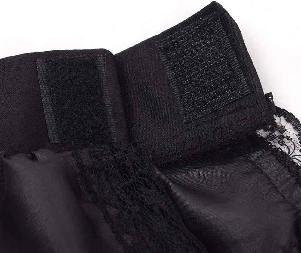 BLESSUME Colonial Lace Jabot Cuffs Costume Accessory, Little Black Cuffs Set - Image 5