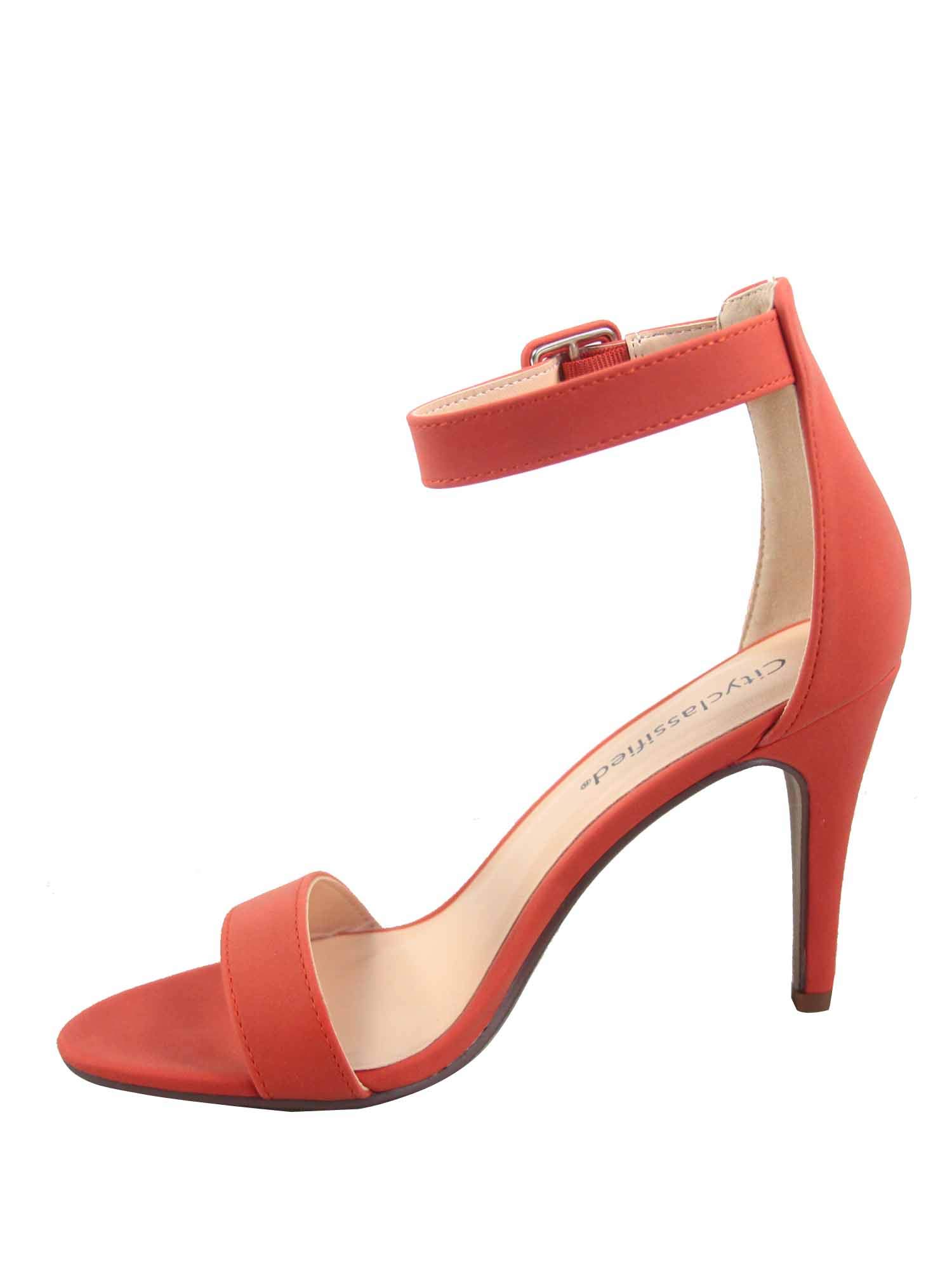 Cityclassified FZ-Juicy-s Women's Sexy Open Toe Ankle Buckle Strap High Heel Sandal Shoes (10 B(M) US, Orange) - Image 3