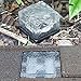 ASTRAEUS Brick Light Solar Ice Light Ice Cube Lights Buried Light Paver for Garden Courtyard Pathway Patio Outdoor Decoration 4 Pack RGB (Upgraded Package)