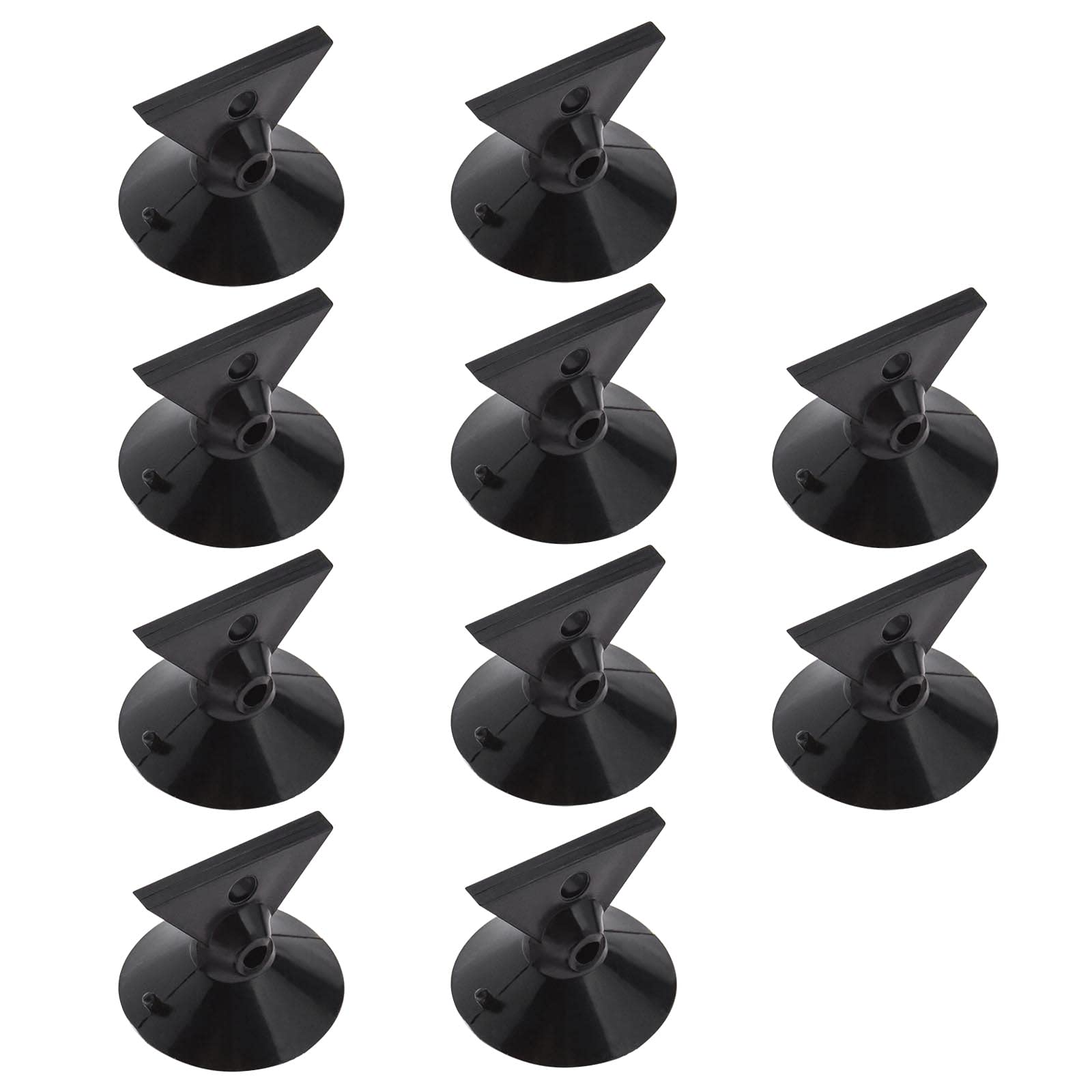 The Lord of the Tools 10pcs Black Bulb Removal Tool Suction Cup Bulb Replacing Light Bulb Changer Strong Suction for LED Halogen GU10 MR16 PVC 30mm