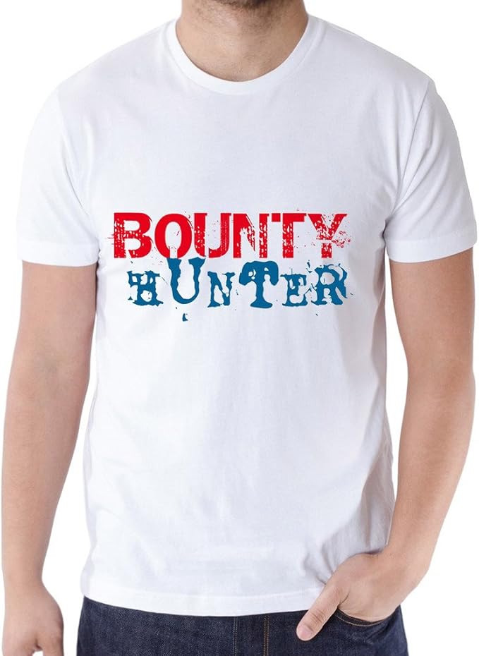 Men's Short Sleeve Bounty Hunter TShirt Design