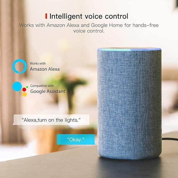 Enchufe Inteligente WiFi TECKIN 16A 3300W Mini Smart Plug Funciona con Siri Amazon Alexa Echo Google Home No se requiere Hub Funcin de Temporizador con Control Aplicaciones en Cualquier lugar