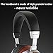 SIVGA Over Ear Headphones with in-Line Powerful Bass Music Wired Wooden Headset Soft Earmuffs for Smart Phone,Tablets,Desktop