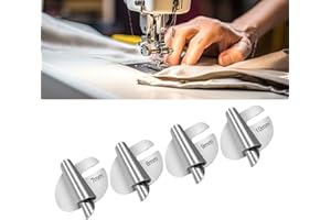 DESOLIO Universal Sewing Rolled Hemmer Foot - Precision Edge Stitcher-Rolled Hemmer Foot - Rolled Hem Hammer Foot for Sewing Machine (7/8/9/10MM(4Pcs))