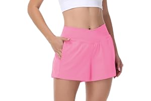 Blaosn Flowy Athletic Shorts for Women Workout Running Gym Yoga Sweat Short Pants with Pockets Cute Clothes Summer Outfits