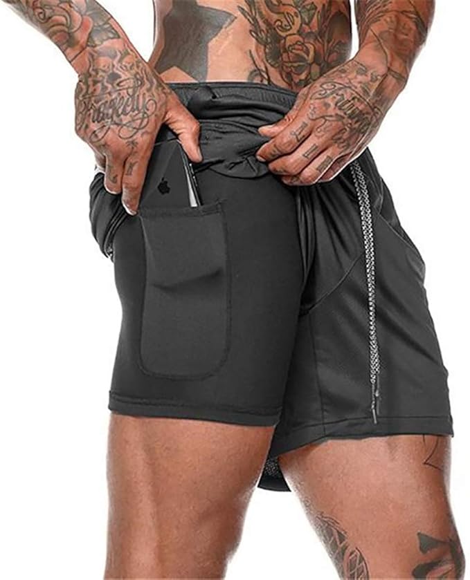 Workout shorts with phone pocket Clearance