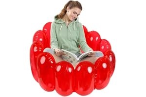 Inflatable Chair, Portable Blow Up Couch, Portable Folding Inflatable Lazy Sofa, Lounge Couch for Camping Trip Movie Night Pa