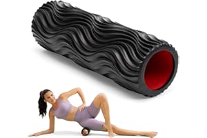 SUBCULTUREPICK Foam Roller High-Density Exercise Roller, Deep Tissue Muscle Massage, Stretching, Relieves Muscles, Improves Mobility, Fitness Roller for Pilates, Yoga, Ideal for Athletes, Beginners & Recovery