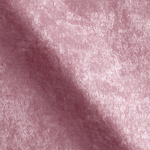 LA Linen Stretch Panne Velvet Velour Pink Fabric By The Yard