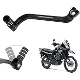 JFG Racing Motorcycle Gear Shifter Lever Extended 10mm Folding Tip CNC for KLR 650 KLR650 1987-2018 Black