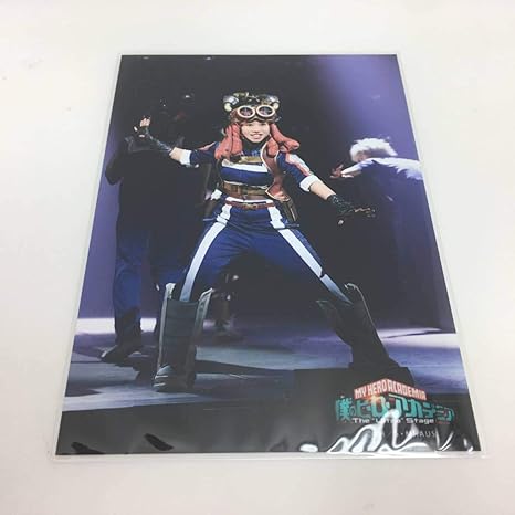 Amazon ヒロアカ 僕のヒーローアカデミア The Ultra Stage 後夜祭 平成最後を飾れ ブロマイド 舞台ショット 発目 明 馬場莉乃 アイドル 芸能人グッズ 通販