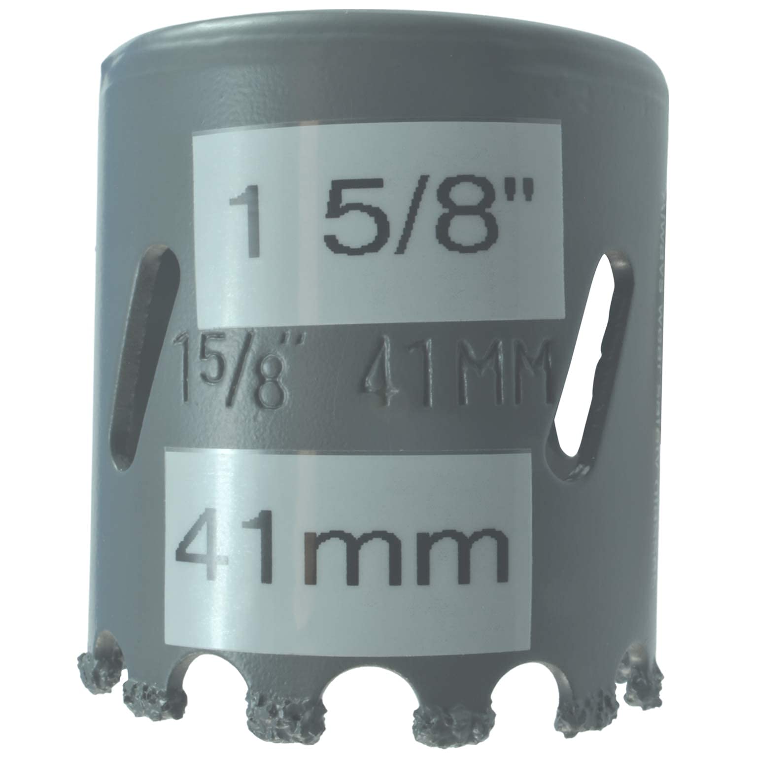 41mm Carbide Hole Saw Bit 1 5/8 in Brick Hole Saw 41mm Hole Saw for Concrete Plaster and Plasterboard Gyproc Fiberglass Concrete Block Ceramic Wall Tile And Holes for Pipes in Cement Backer Board — image 1