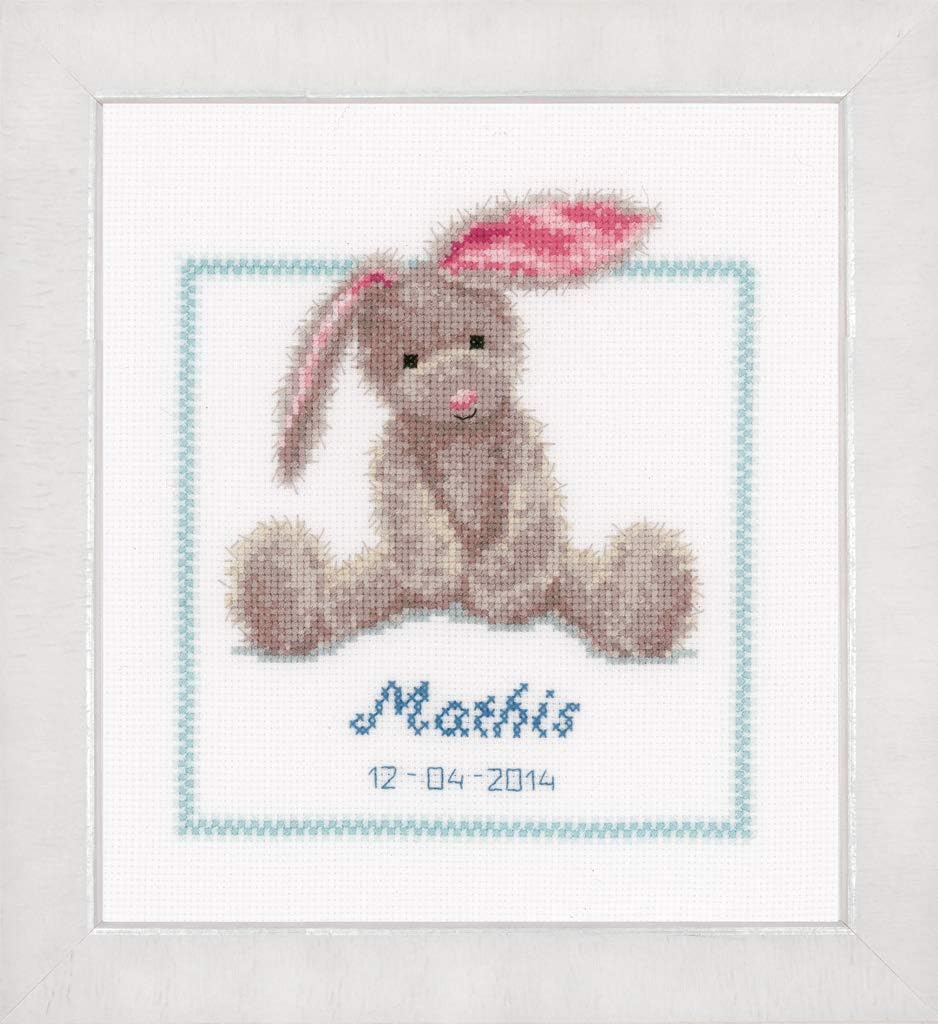 Vervaco Cute Bunny Counted Cross Stitch, Multi-Colour - Image 3