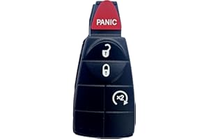 KAWIHEN Keyless Entry Key Fob Skin Fit for Chrysler Town and Country Dodge Durango Grand Caravan Journey Ram 1500 2500 3500 Jeep Grand Cherokee GQ4-53T M3N5WY783X IYZ-C01C