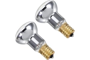 RUNROTOO Heating Element Bulbs 2Pcs for Wax Melt Warmer 30W R39 E17 Replacement Light Bulbs with Focused