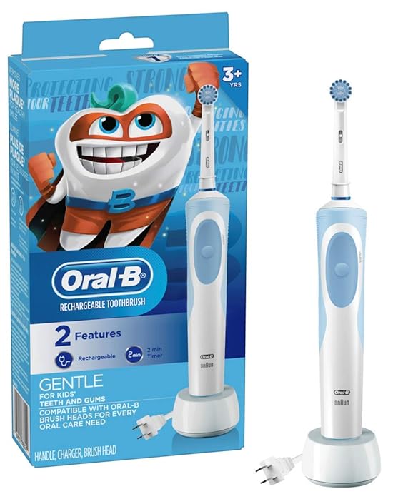 Oral-B 儿童电动牙刷 配有敏感刷头和定时器 优惠券折后$24.99 海淘转运到手约¥193 Oral-B 儿童电动牙刷 配有敏感刷头和定时器 优惠券折后$24.99 海淘转运到手约¥193