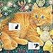 Ivory Cats Hark the Herald Angels Sing advent calendar (with stickers) by