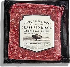 Force of Nature 100% Grass Fed, Regenerative Bison Ancestral Blend, 14 Oz