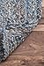 nuLOOM Hand Braided Otelia Denim And Jute Runner Rug, 2' 6