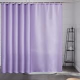 Furlinic Extra Wide Shower Curtain 240x180 cm Purple Polyester Waterproof