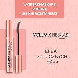 EVELINE COSMETICS Volumix Fiberlast Mascara 10 ml Rose Gold Brush view 3