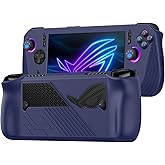 Writiany Silicone Protective Case for ASUS ROG Ally X 2024, Shockproof Non-Slip Slim Case for Rog Ally X, ASUS Rog Alloy X Accessories (Blue)