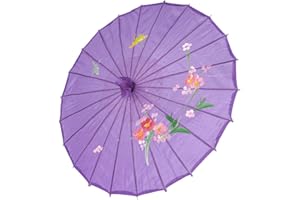 JapanBargain, Japanese Parasol Asian Chinese Nylon Umbrella Parasol for Photography Cosplay Costumes Wedding Party Home Decoration Adult Size, 32 inch