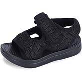 MK MATT KEELY Unisex Kids Summer Slide Sandals Baby Comfort Anti-Slip Open Toe Adjustable Walking Beach Shower Shoes for Boys Girls