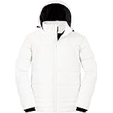 wantdo Men's Thicken Puffer Jacket Padded Waterproof Warm Winter Coat with Hood