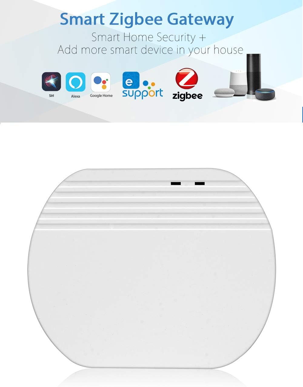 HiMei EWelink Smart Home Zigbee Puerta de enlace inalmbrica Smart HubGateway funciona con ZigBee Smart Home Gateway Smart Hub compatible con dispositivos Zigbee y SONOFF