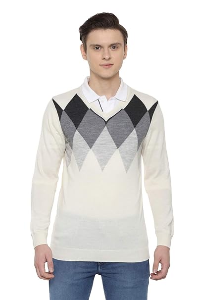Louis Philippe Men's Wool Sweater: Amazon.in: Clothing & Accessories