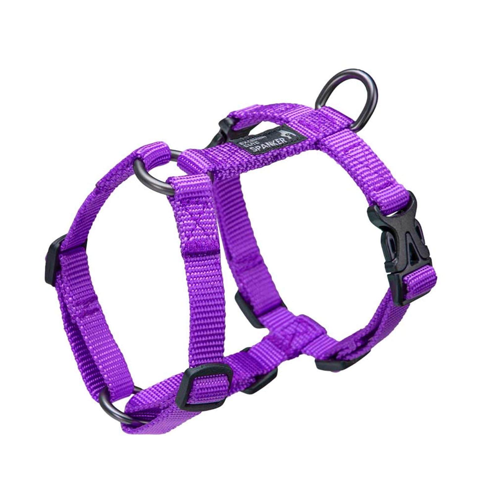 EXCELLENT ELITE SPANKER Adjustable Cat Harness No Pull Kitten Harness Nylon Easy Pet Harness for Small Kitten & Dogs Walking Hiking Green Red Purple(Purple)